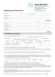 Mietvertrag für Wohnräume